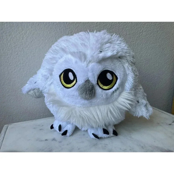 SQUISHABLE Harry Potter Snow Owl Hedwig 8” White Stuffed Animal Plush - Picture 1 of 8